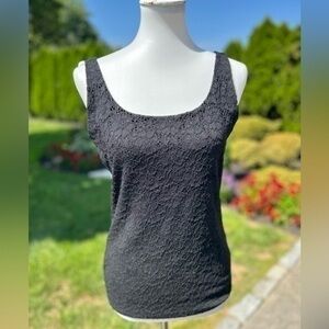 White House Black Market lace lined tank top